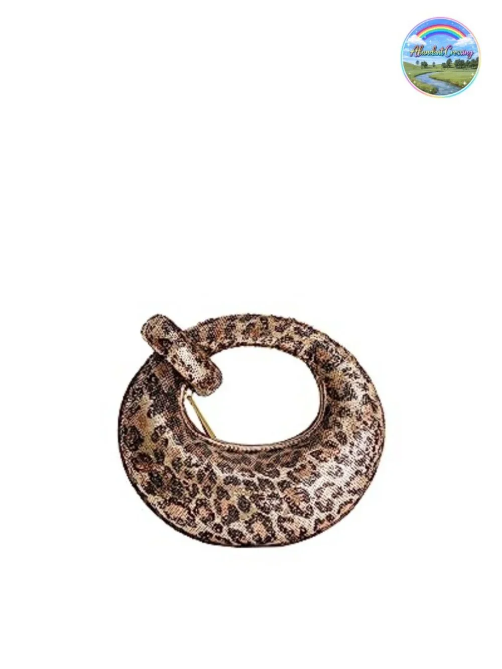 Vegan Leather Top Handle Handbag with Faux Fur - Mini Hobo Purse